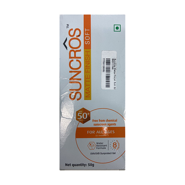 Suncros Matte Finish Soft 50+